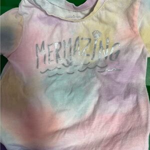Garanimals Mermazing Tie-Dye Short Sleeve Tee - Pastel Multi